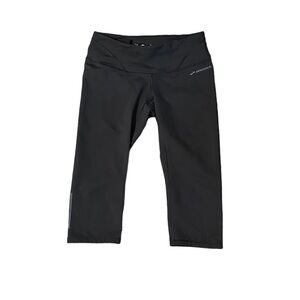 Brooks Capri Tights Women's Black Size Small Running Yoga Waistband Pocket Capri